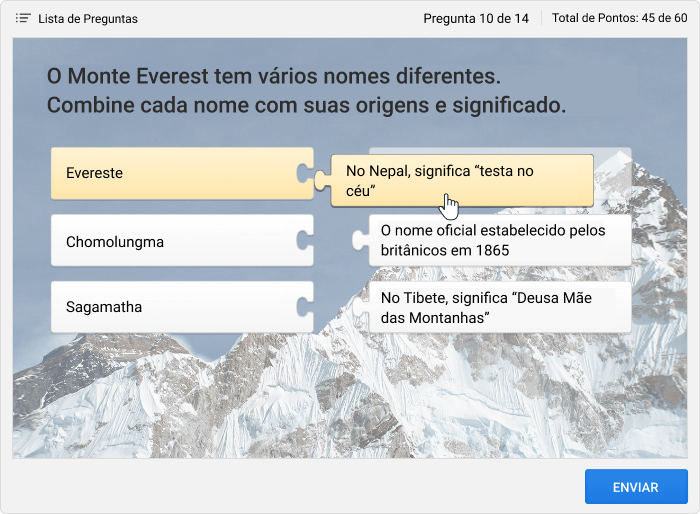 QuestionĂĄrio de CorrespondĂȘncia QuestionĂĄrio de CorrespondĂȘncia